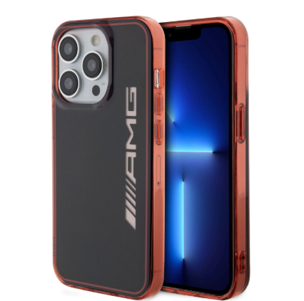 AMG iPhone 15 Pro Double-Layer Case - Large Logo - Black