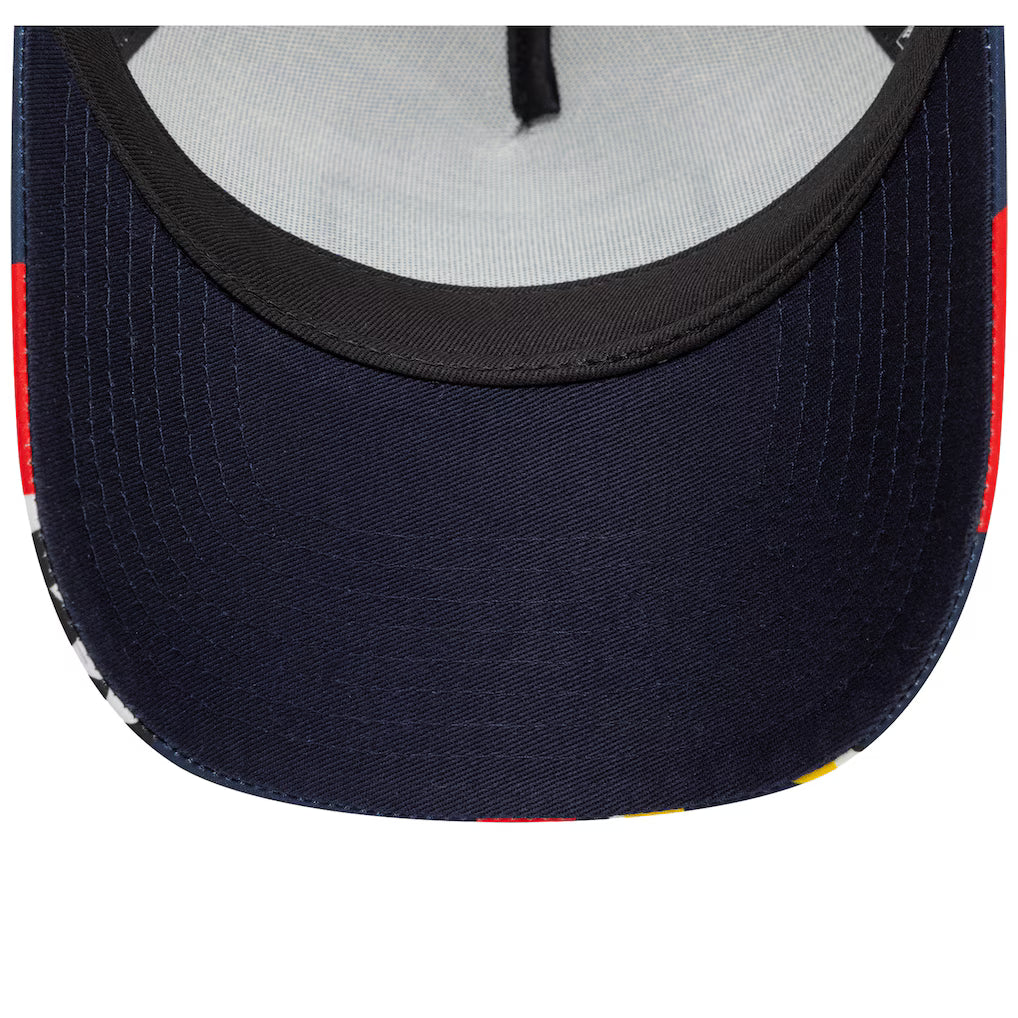 Red Bull Racing Abstract EF Trucker White Cap 2025-Fanwear