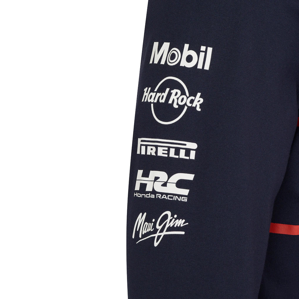 Red Bull Racing Men's Heritage Long Sleeve Polo Night Sky 2025-RP Teamwear