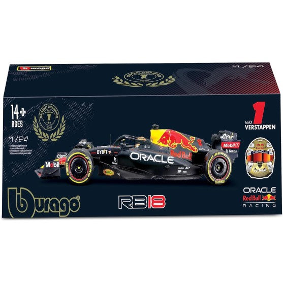 1:24 Scale Model | Redbull Racing Oracle Rb18 #1 Max Versatappen-Winner Abu Dhabi