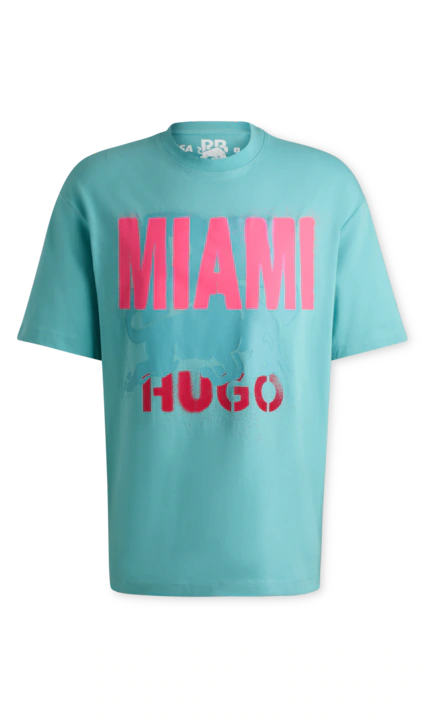 Rb Visa Cash App Special Edition Miami T-Shirt Aqua 2024-Fanwear