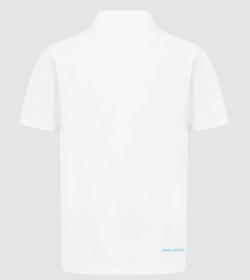 Formula E Men's Essentials Polo White 2025-Fanwear