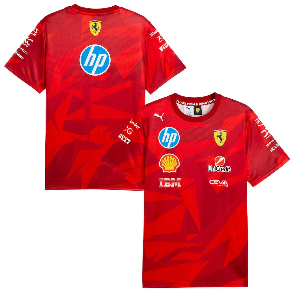 Ferrari Team Special Edition Las Vegas T-Shirt Unisex Red 2025-RP Teamwear