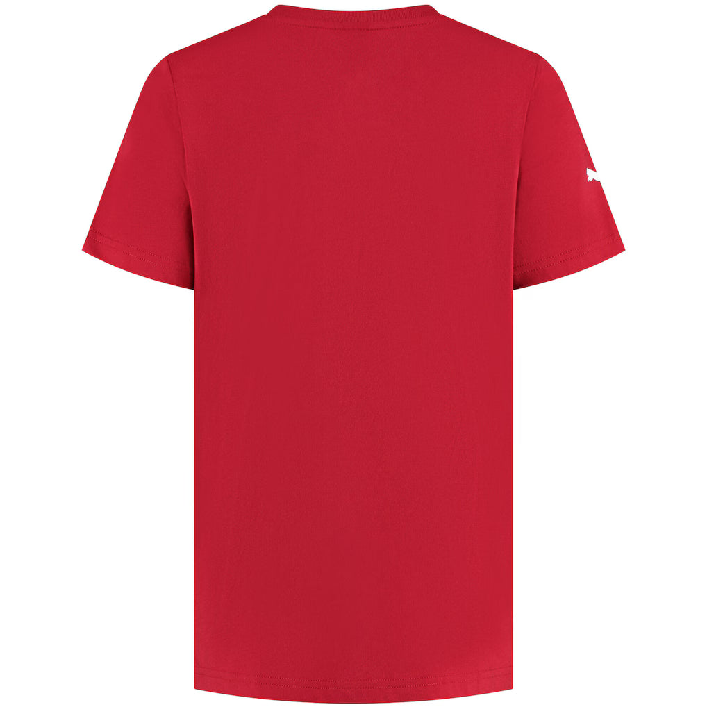 Scuderia Ferrari Kids Large Shield T-Shirt Red 2025-Fanwear