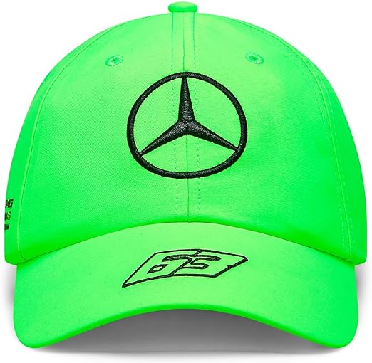Mercedes-AMG Petronas Formula 1 Team Special Edition Uk George Russel Dad Cap Neon Green 2023-RP Teamwear