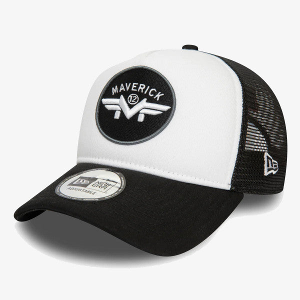 Aprilia Maverick Patch Trucker Black White