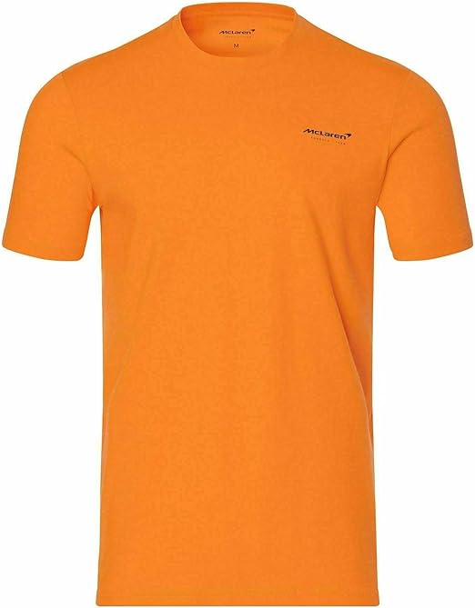 Mclaren Men's Team Core Essentials T-Shirt Papaya 2022-Fanwear
