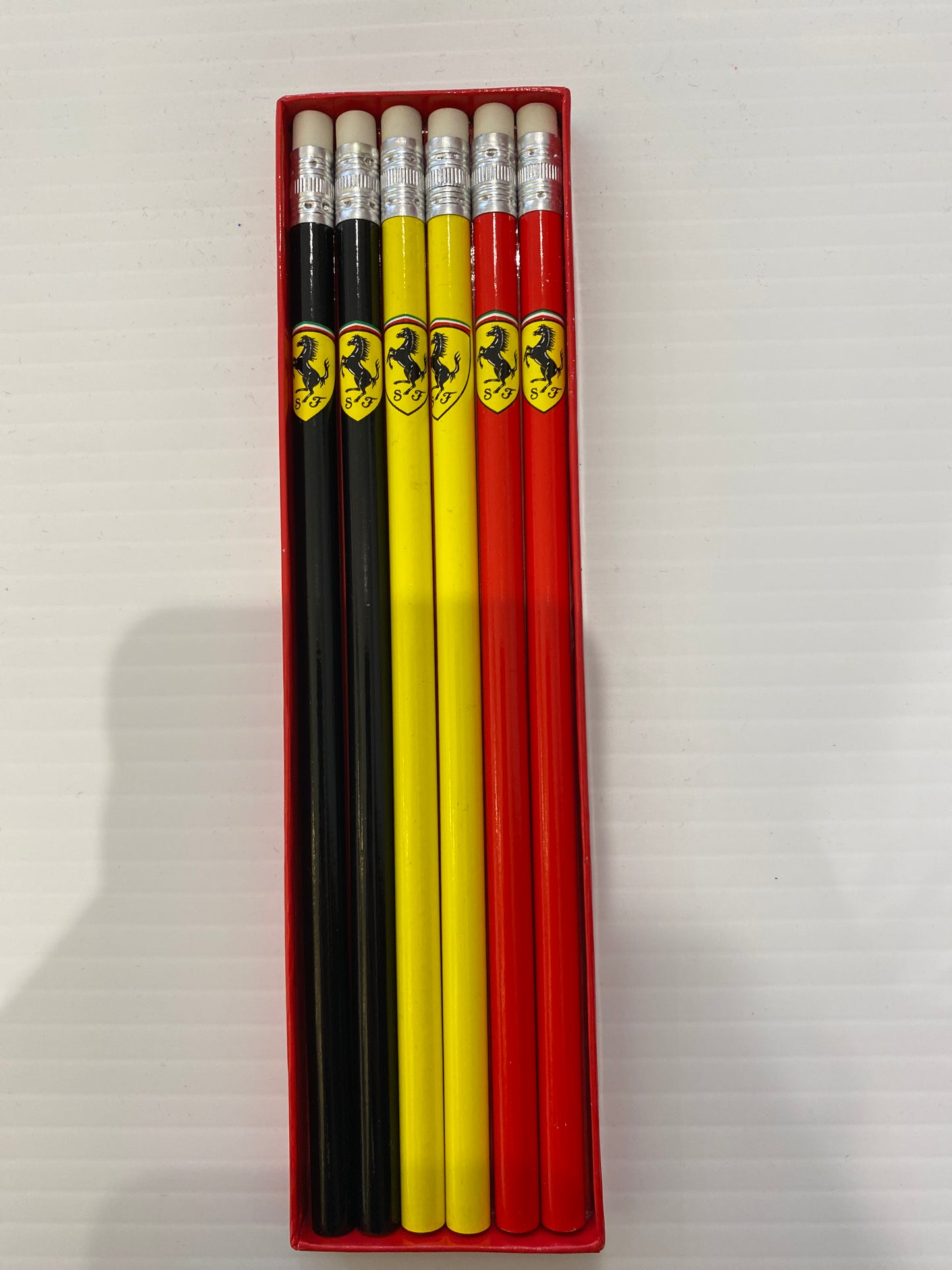 Scuderia Ferrari Pencils Set 6 Pcs Assorted