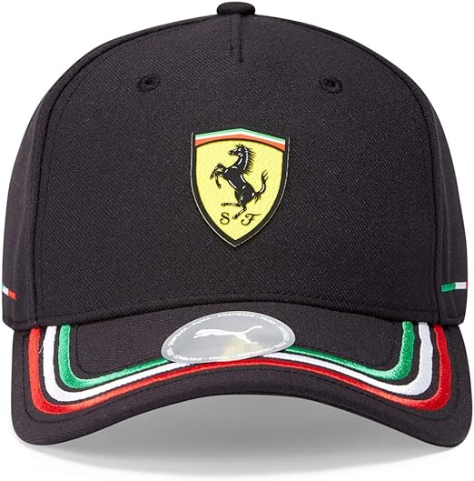 Scuderia Ferrari Puma Men's Italian Cap Black 2022-Fanwear