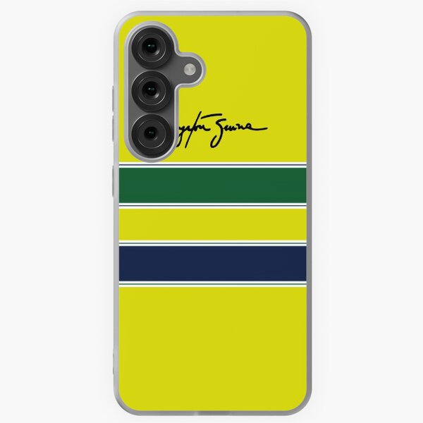 Ayrton Senna Helmet Stripes Phone Case for Samsung Galaxy S7 Edge