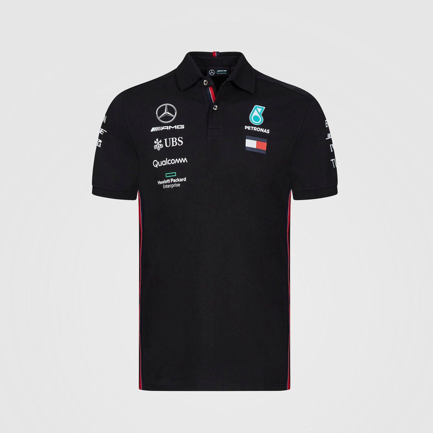 Mercedes-AMG Petronas Motorsport Men's Team Polo Black 2019-RP Teamwear