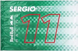 Red Bull Racing Sergio Perez Flag - Fanwear