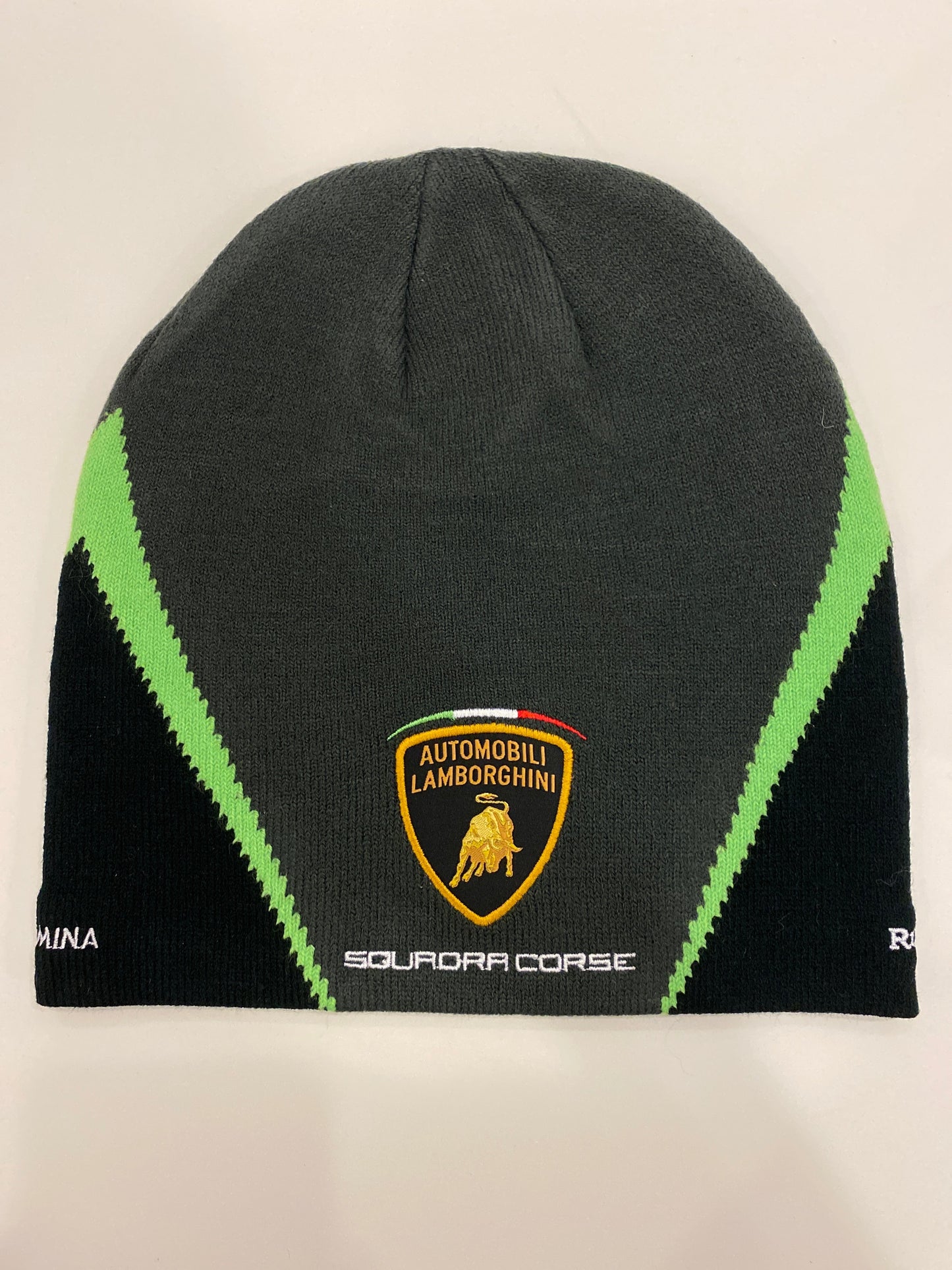 Lamborghini Man Beanie Green Black
