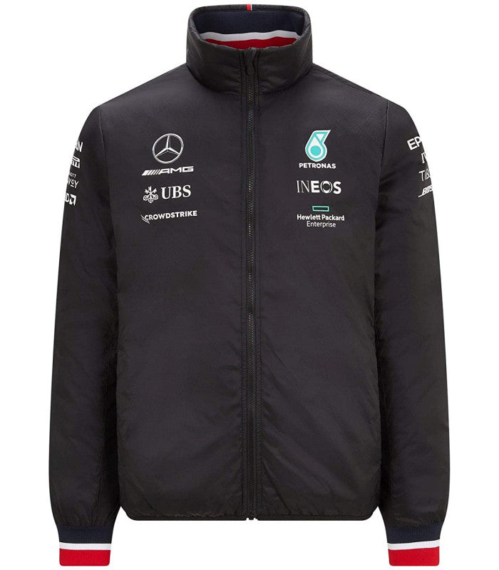 Mercedes-AMG Petronas Formula 1 Team Men's Lightweight Padded Jacket 2021-RP Teamwear