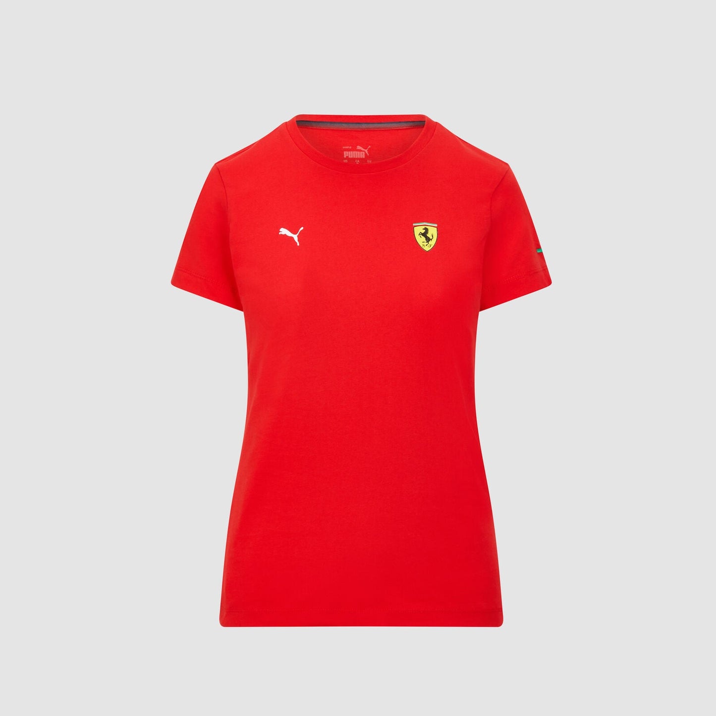 Scuderia Ferrari Puma Women's Small Shield T-Shirt Red 2021-Fanwear