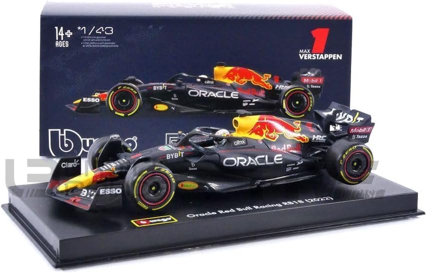 1:43 Scale Model | Red Bull RB18 #1 Max Verstappen Signature Car