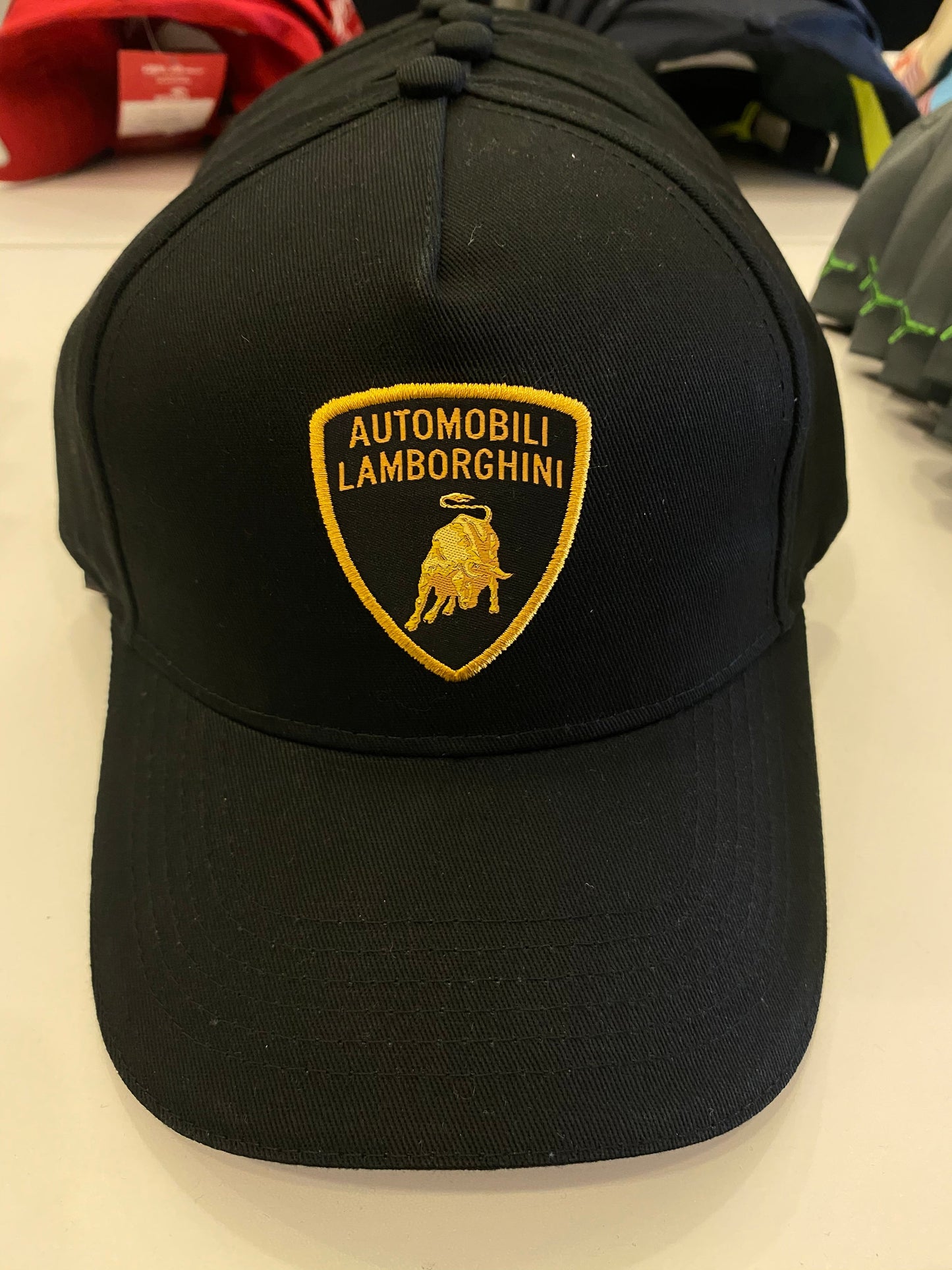 Lamborghini Mens Cap Classic Black