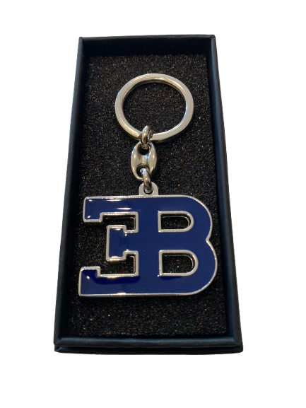 Bugatti EB Blue Keyring