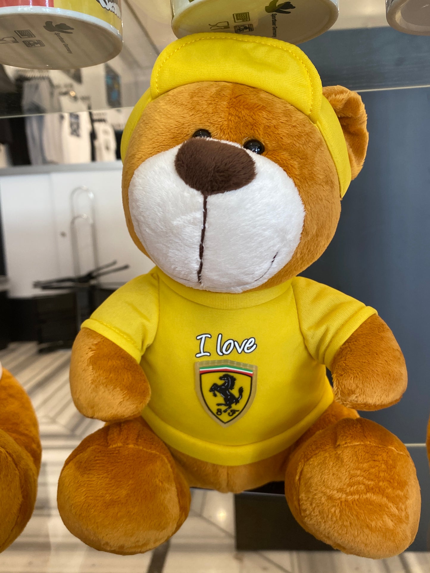 Scuderia Ferrari Teddy Yellow 30Cm