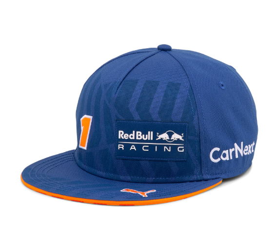 Red Bull Racing Max Verstappen Flat Brim Special Edition 2 Blue 2022-RP Teamwear