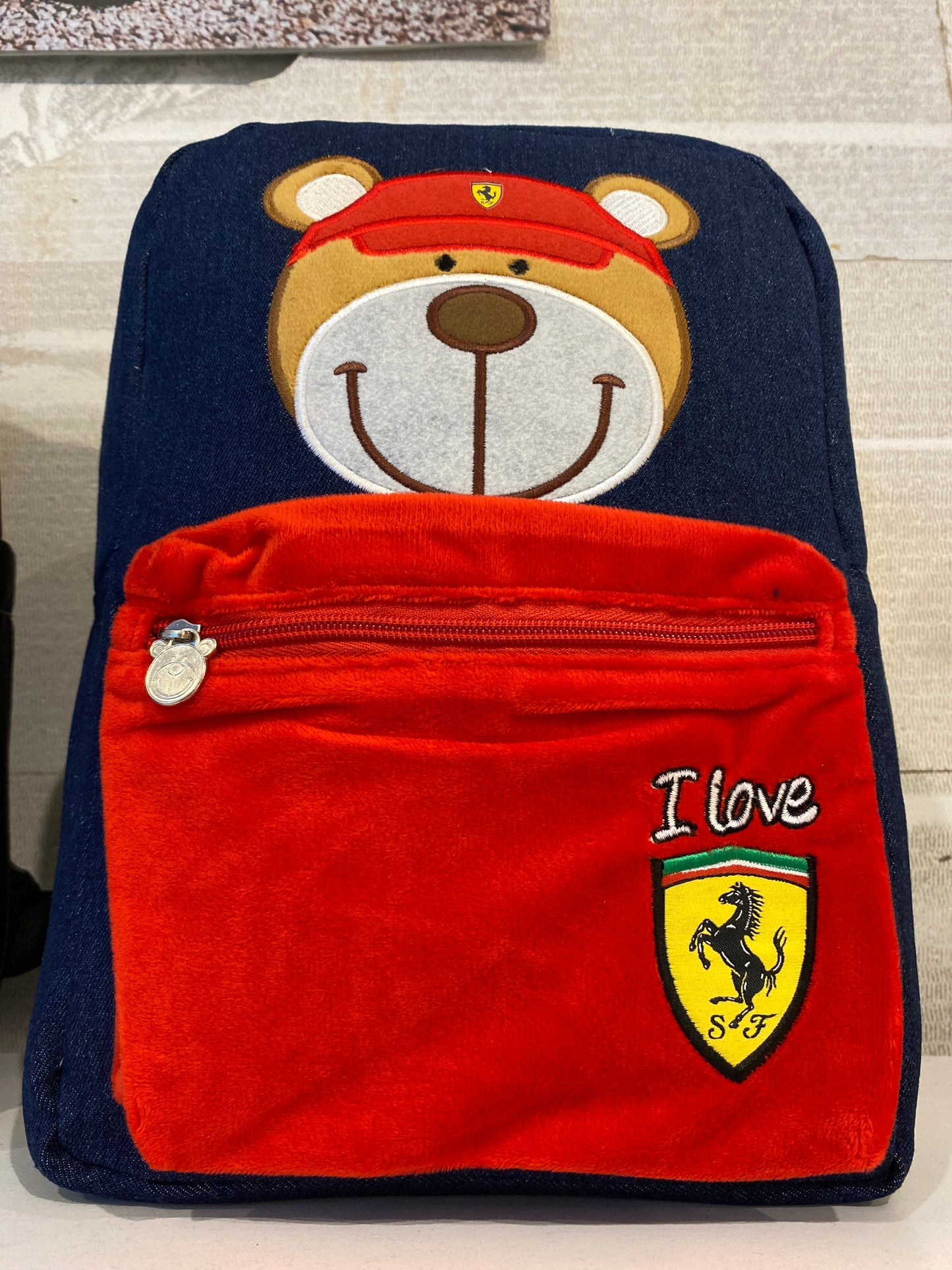 Scuderia Ferrari Denim Freestyle Bag
