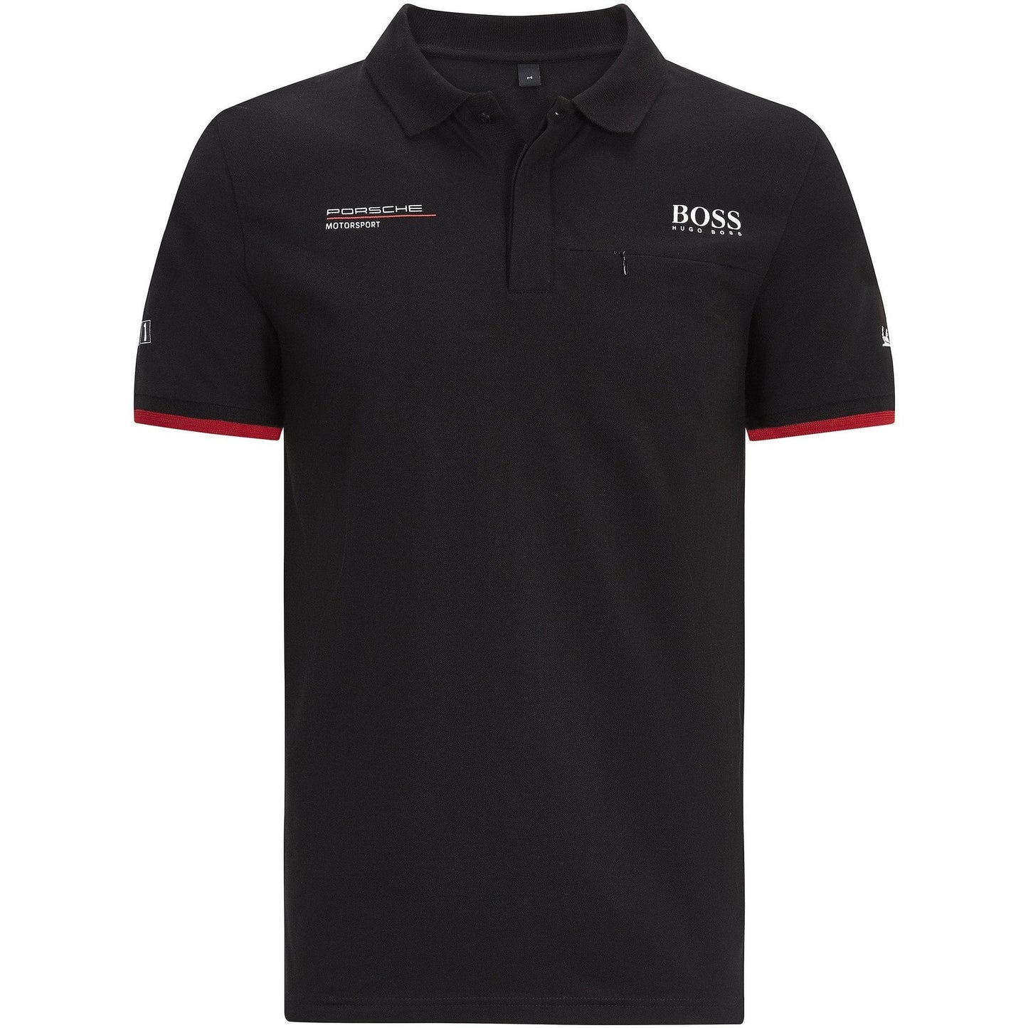 Porsche Men's Polo Black-RP Teamwear