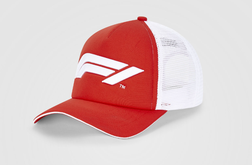 F1 Large Logo Trucker Cap Red 2020-Fanwear