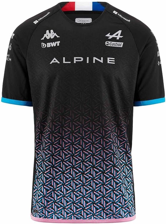 Alpine Kids Pierre Gasly T-Shirt Blue Pink 2023-RP Teamwear