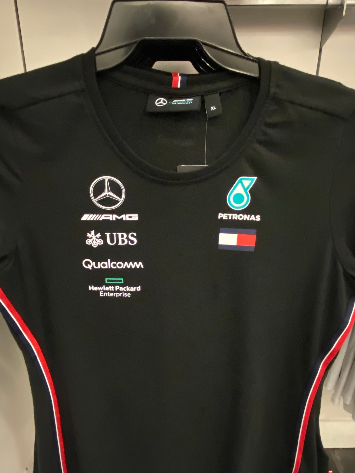 Mercedes-AMG Petronas Motorsport Womens Driver T-Shirt Black 2019 - Rp Teamwear