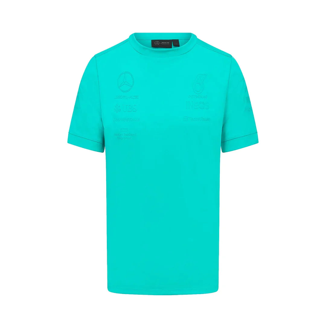 Mercedes-AMG Petronas Formula 1 Team Men's Stealth T-Shirt Green 2023-RP Teamwear