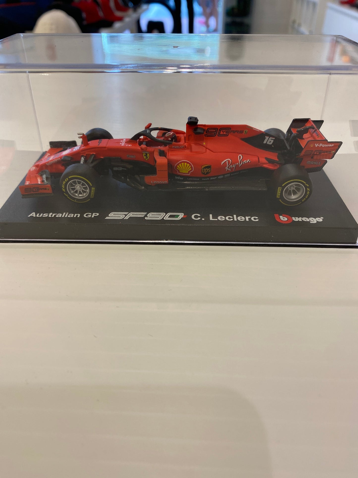 1:43 Scale Model | Scuderia Ferrari SF90 #16 Charles Leclerc Signature Car