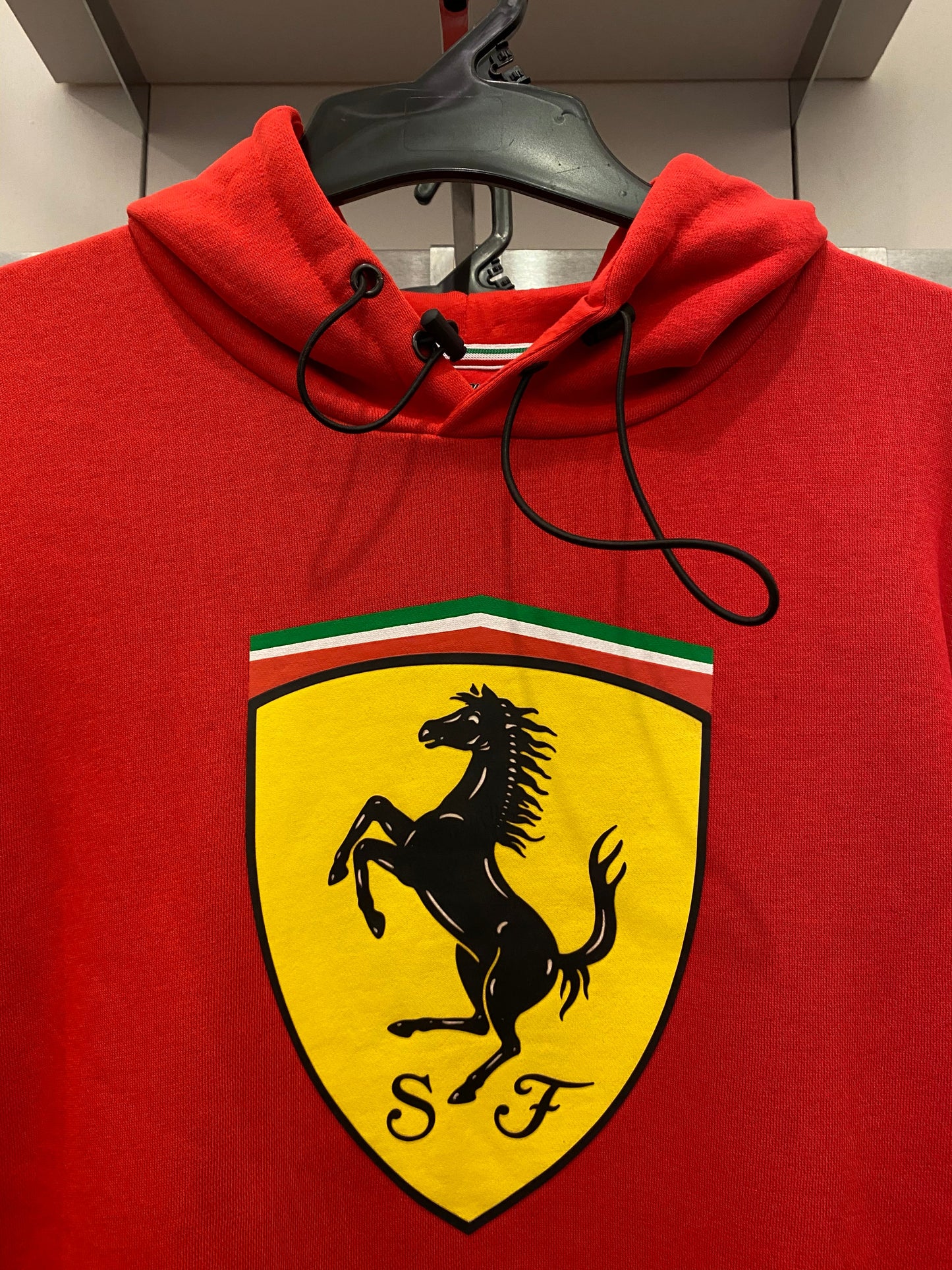 Scuderia Ferrari Mens Hooded Sweat 2019 Red - Fanwear