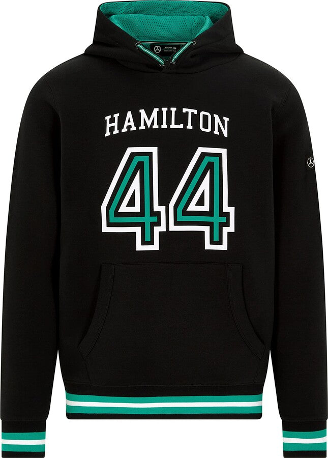 Mercedes-AMG Petronas Motorsport Men's Lewis Hamilton 44 Hooded Sweat Black 2020-Fanwear