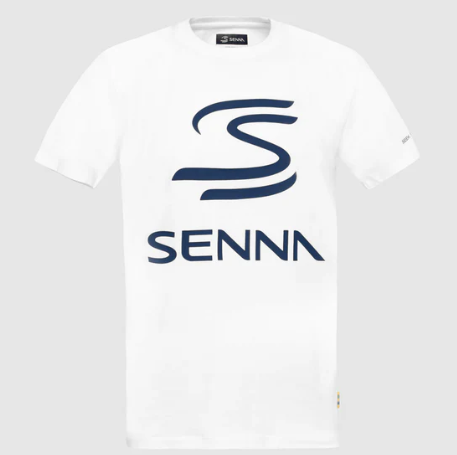 Ayrton Senna Kids Legacy Logo T-Shirt White 2025