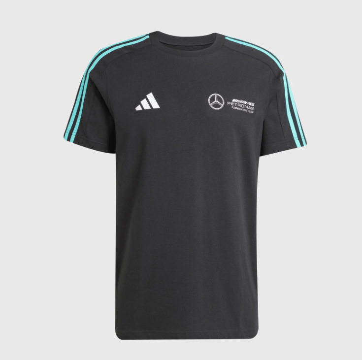 Mercedes Men's Logo T-Shirt Black 2025-Fanwear