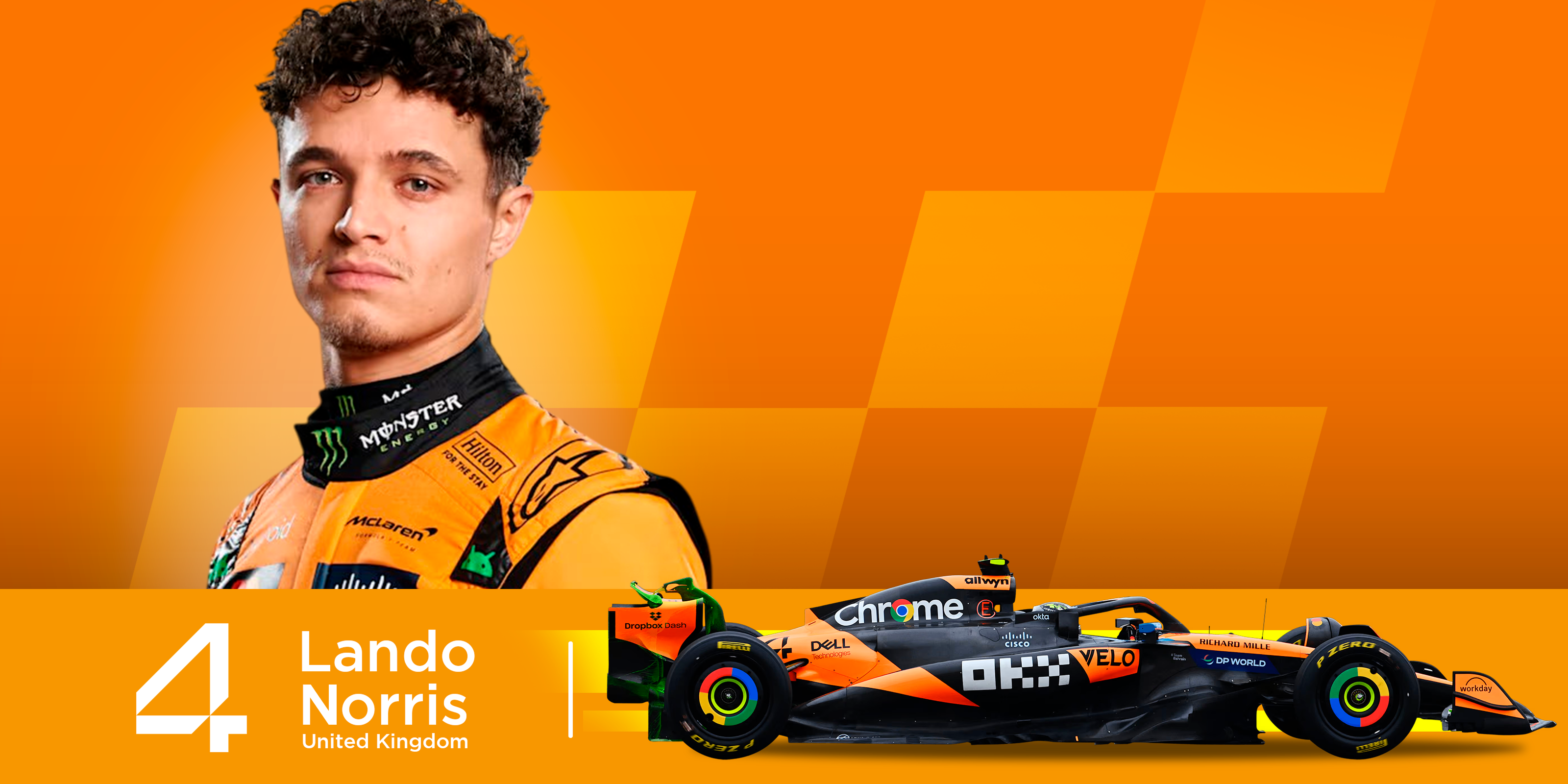 Lando Racing Driver Sign Racing Miami | All the Motorsport Passion in Miami
