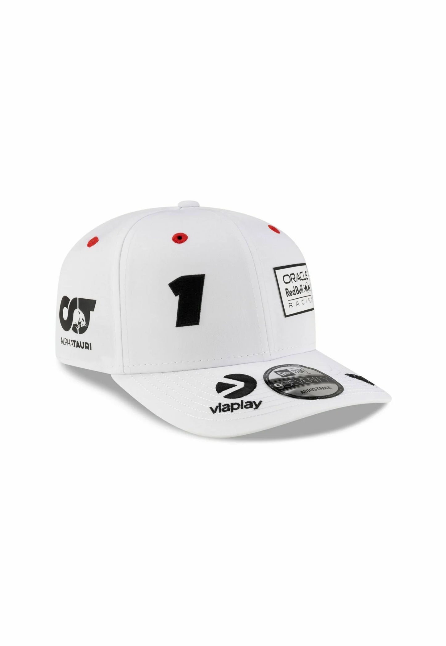 Red Bull Racing Special Edition Japan Max Verstappen Stretch Snap White Cap 2025-RP Teamwear