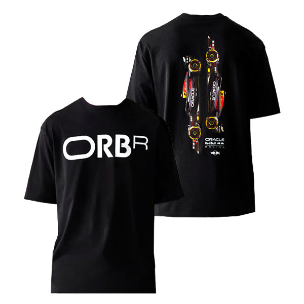 Red Bull Racing Car Grphic Oversized T-Shirt Black 2025-Fanwear