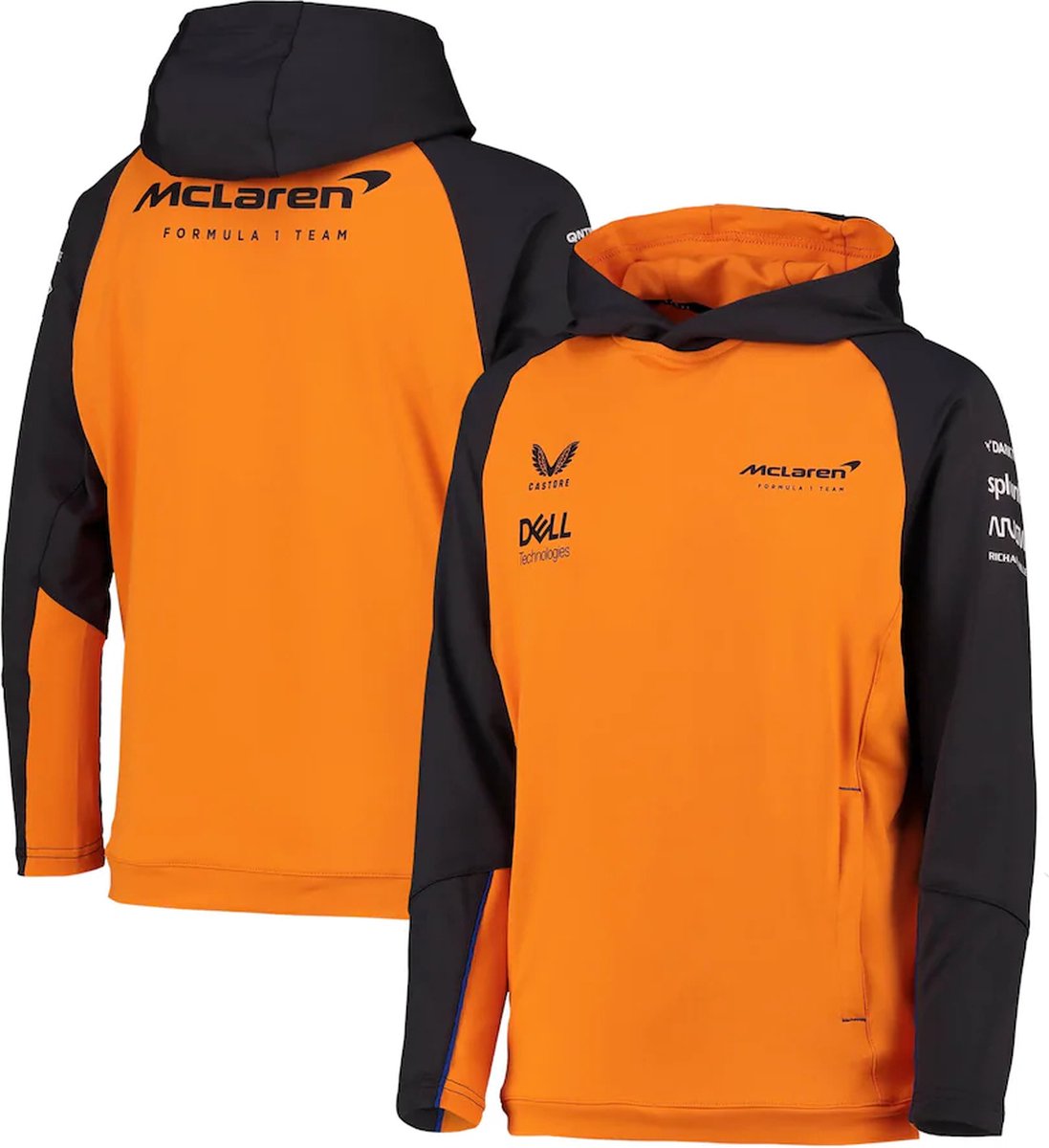 Mclaren Hooded Sweat Anthracite 2022-RP Teamwear