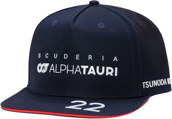Alpha Tauri Yuki Tsunoda Flat Cap U 13 Os 23 Navy 2023