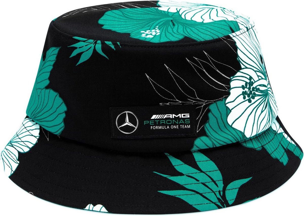 Mercedes-AMG Petronas Formula 1 Team Hawaiian Bucket Hat-Fanwear