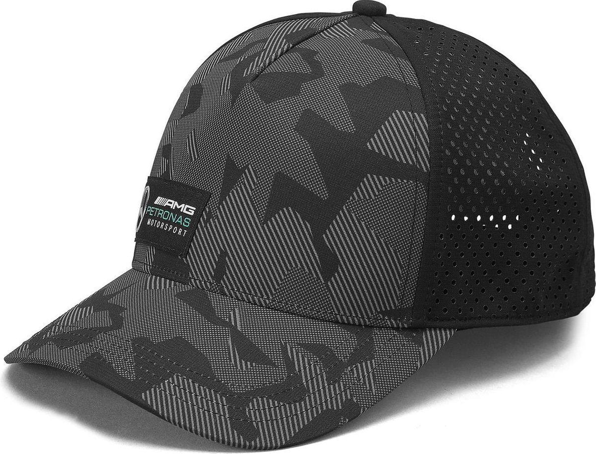 Mercedes-AMG Petronas Motorsport Men's Camo Logo Baseball Cap 2019-Fanwear