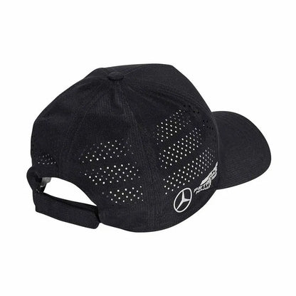 Mercedes Kids Mechanic Trucker Cap Black 2025 OSFY-RP Teamwear