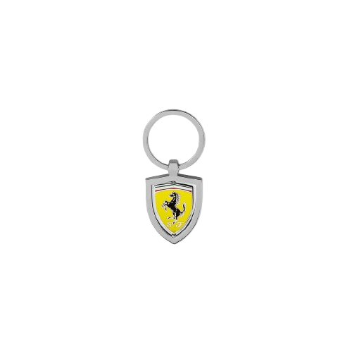 Scuderia Ferrari Spinner Silver Keyring - Fanwear