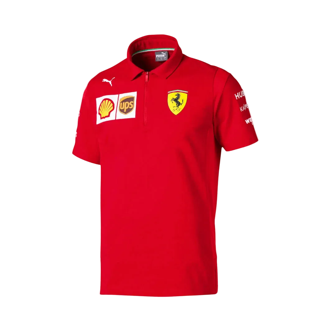 Scuderia Ferrari Men's Team Polo Without Mw Logo 2019-RP Teamwear