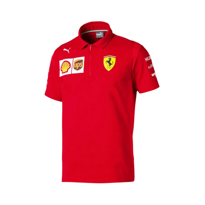 Scuderia Ferrari Men's Team Polo Without Mw Logo 2019-RP Teamwear