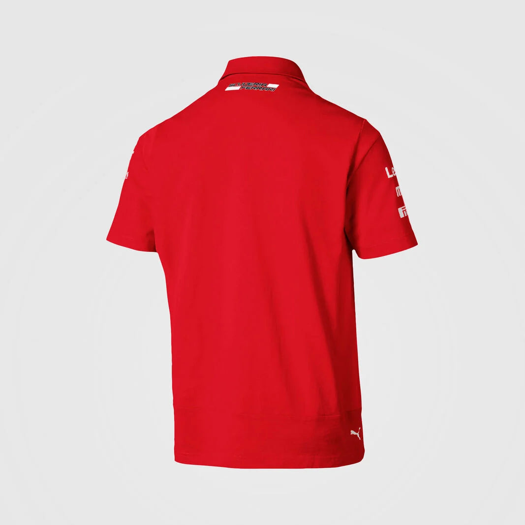 Scuderia Ferrari Men's Team Polo Without Mw Logo 2019-RP Teamwear