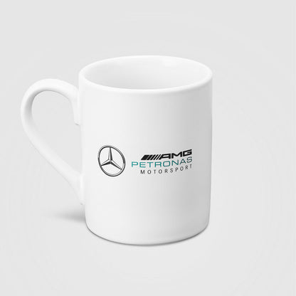 Mercedes-AMG Petronas Logo Matte White Mug - Fanwear