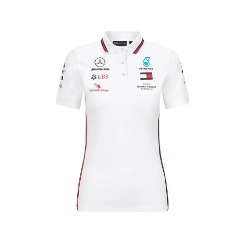 Mercedes-AMG Petronas Motorsport Women's Polo 2020 White-RP Teamwear