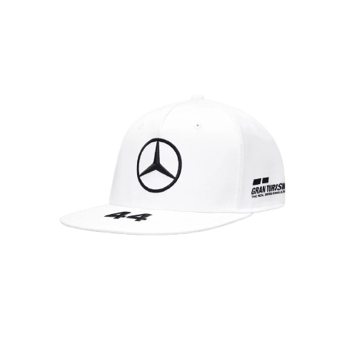 Mercedes-AMG Petronas Motorsport Lewis Hamilton Driver Flat Brim Cap White 2020-RP Teamwear